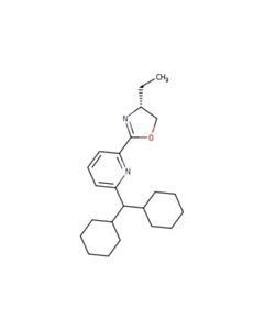 Astatech (R)-2-(6-(DICYCLOHEXYLMETHYL)PYRIDIN-2-YL)-4-ETHYL-4,5-DIHYDROOXAZOLE; 1G; Purity 95%; MDL-